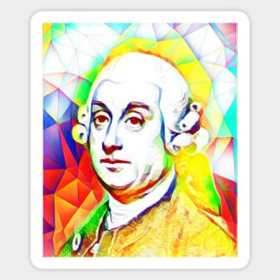 Percivall Pott Colourful Portrait | Percivall Pott Artwork 10 Sticker